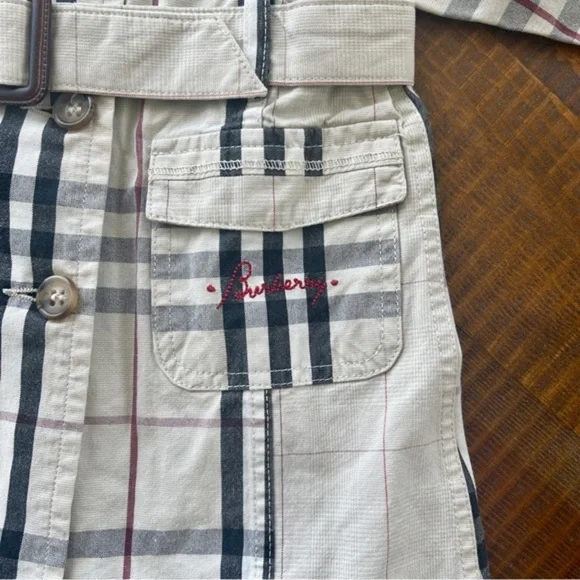 Kid Coat trench hood 4T Burberry beige - Picture 4 of 6